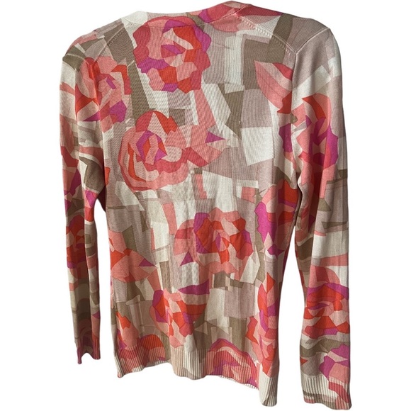 Liz Claiborne colour block cardigan in small petite - Picture 7 of 8